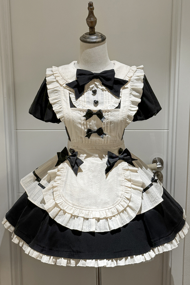 Little Maid Lolita Dress + Apron + Sleeves + Headband