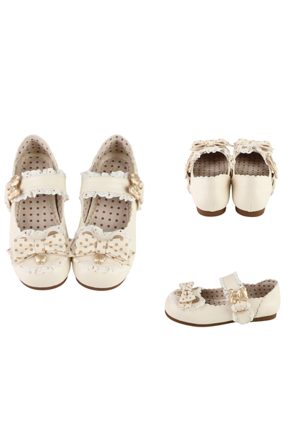 Retro Polka Dot Lolita Shoes