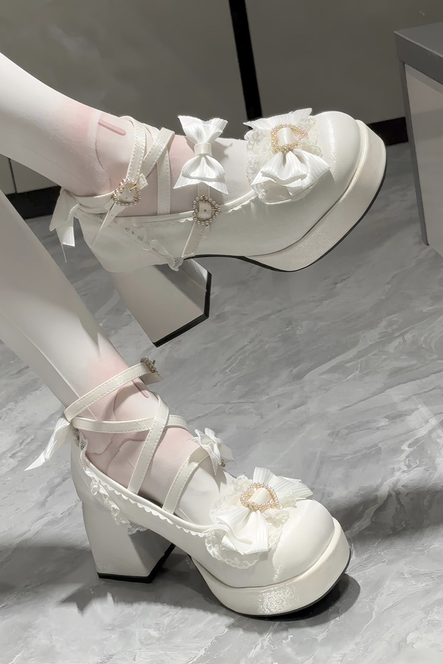 Ribbon Lolita Heels