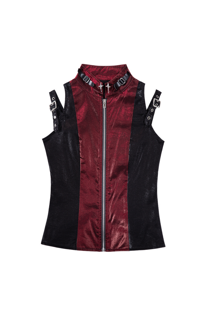 [pre-order] Dark Cyber Suspender Skirt + Shorts + Sleeveless Top + Sleeves