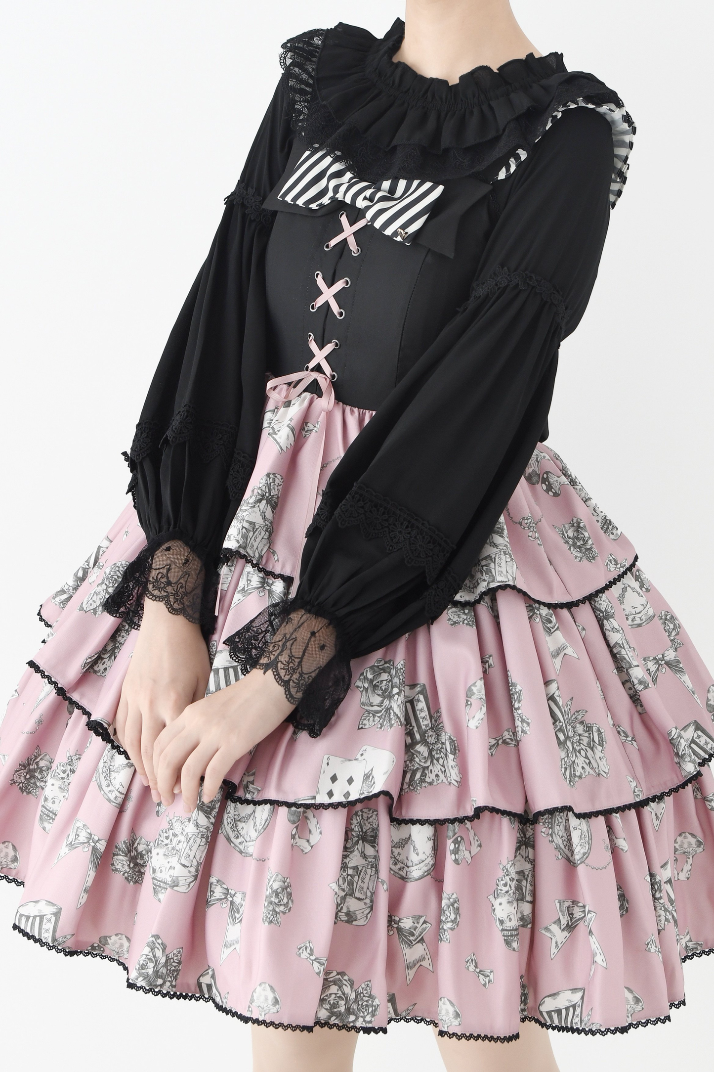 Off-shoulder Long Sleeve Romantic Blouse