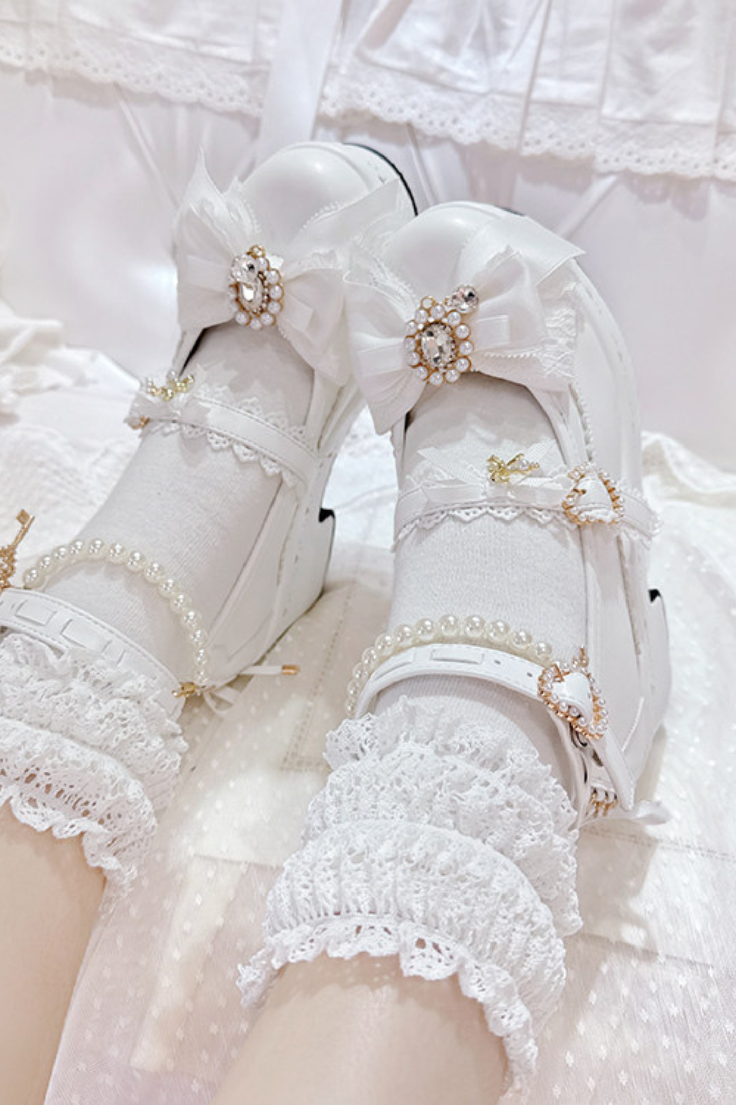 Sweet Girly Lace-up Shoes