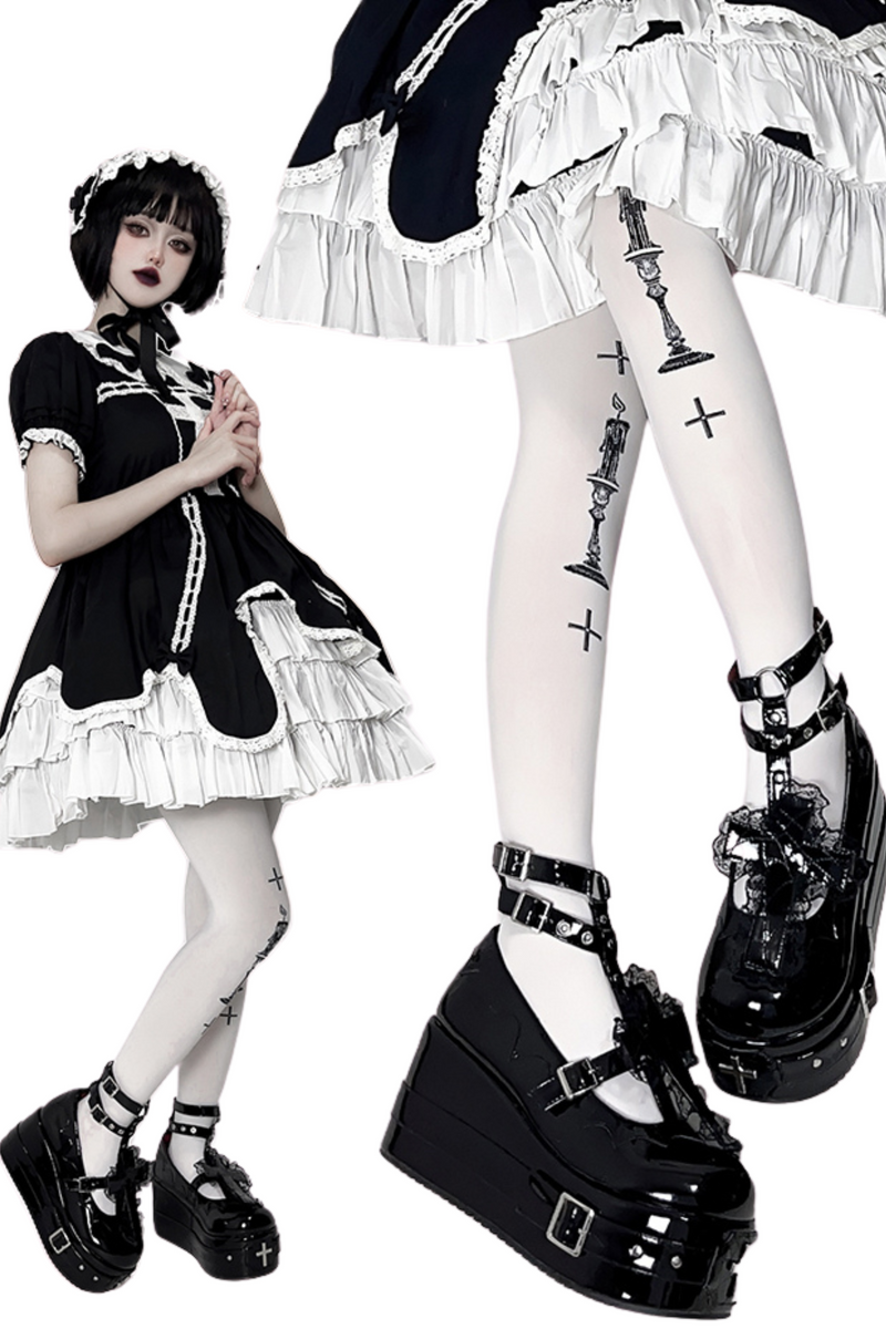 Gothic Cross Lolita Shoes