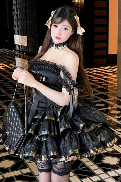 Sweet Princess Lolita Dress + Big Ribbon