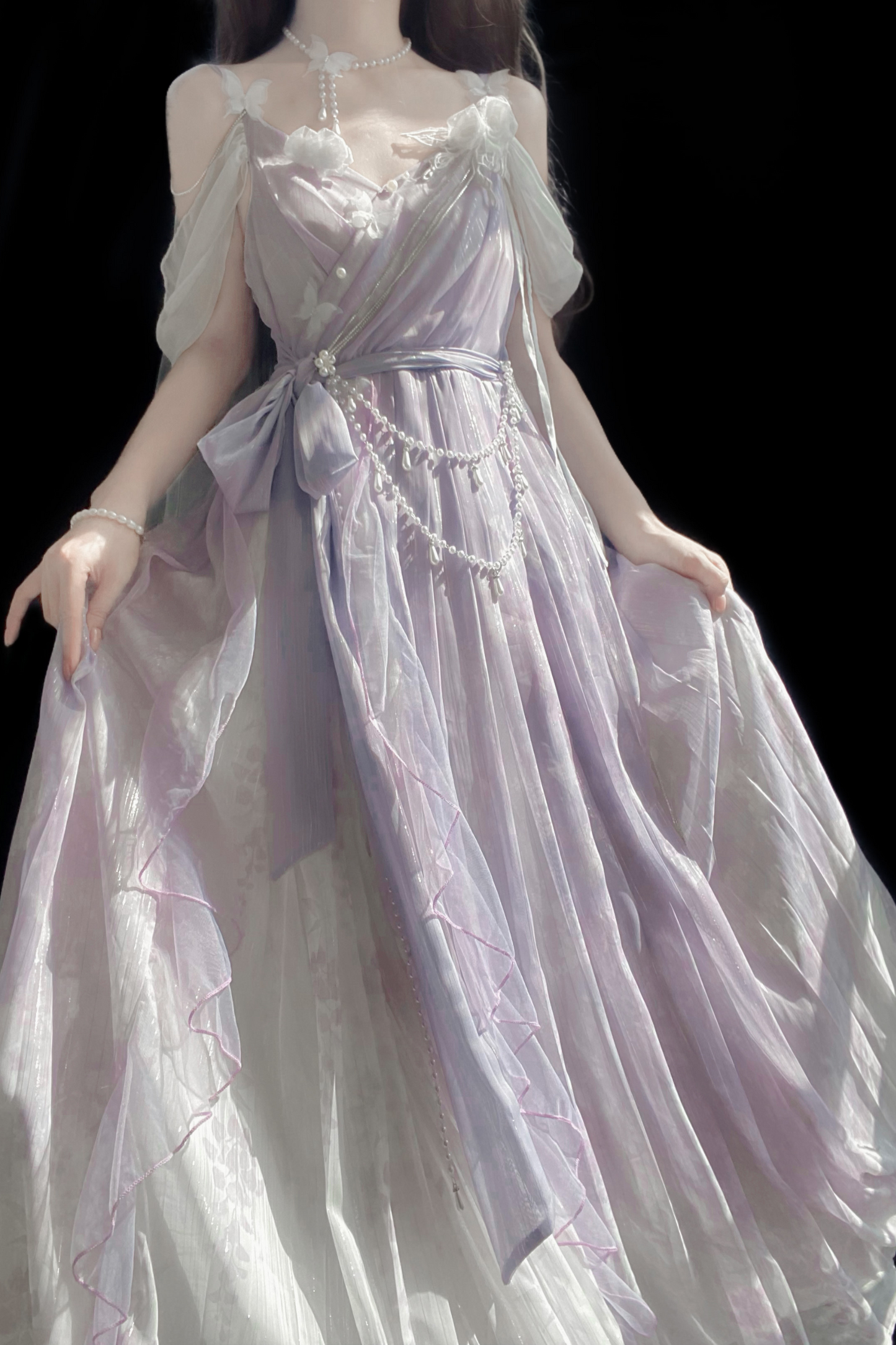 [pre-order] Sweet Girly Dress + Shawl + Necklace