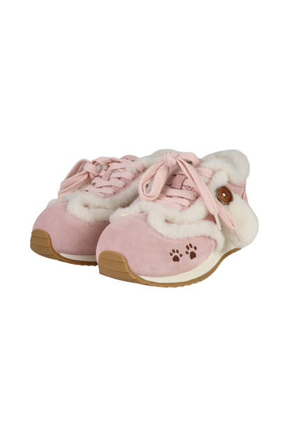 Fur Round Sweet Sneakers