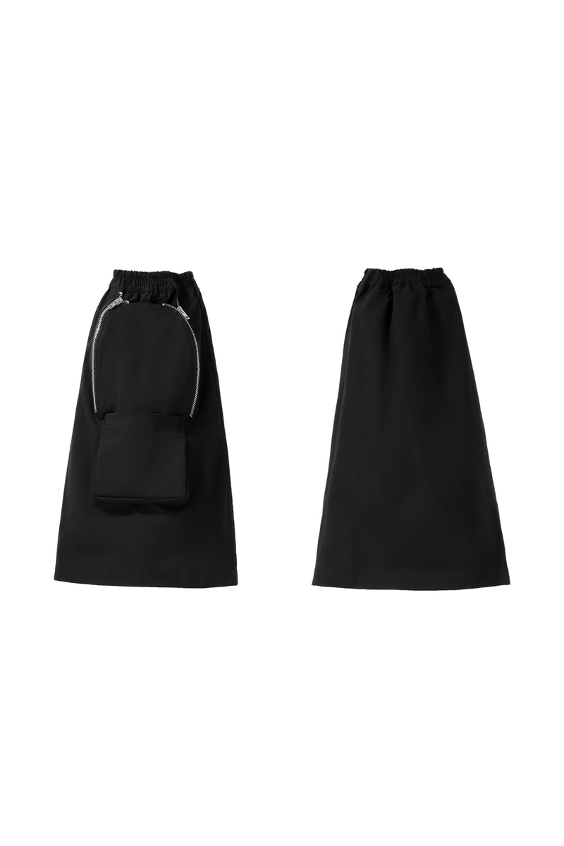 Dark Hooded Jacket + Shorts + Leg Covers