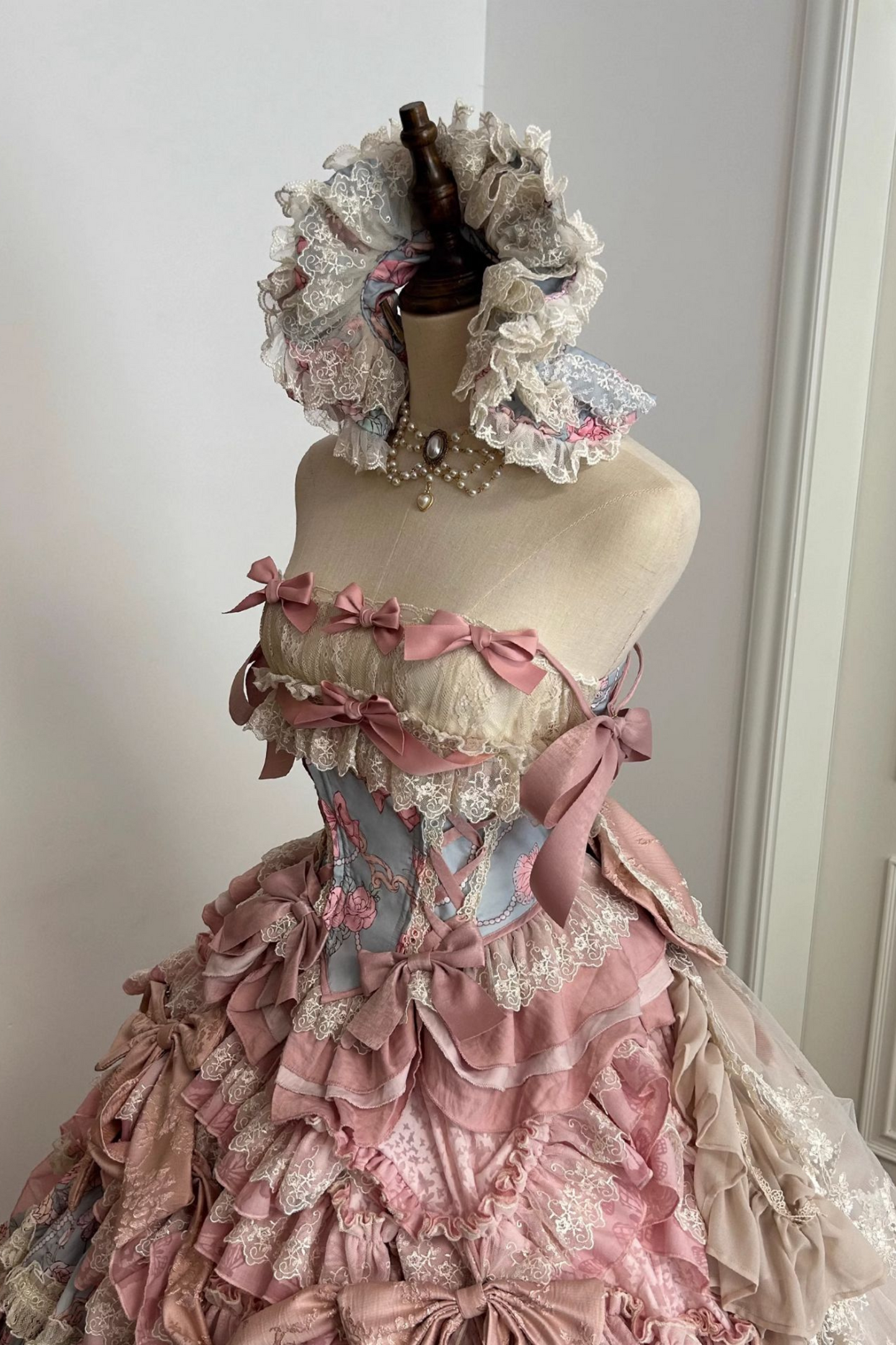 Jewel Rose Flower Marriage Lolita Set
