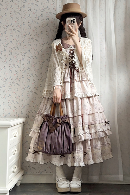 Bunning Time Lolita Dress + Doll Cardigan