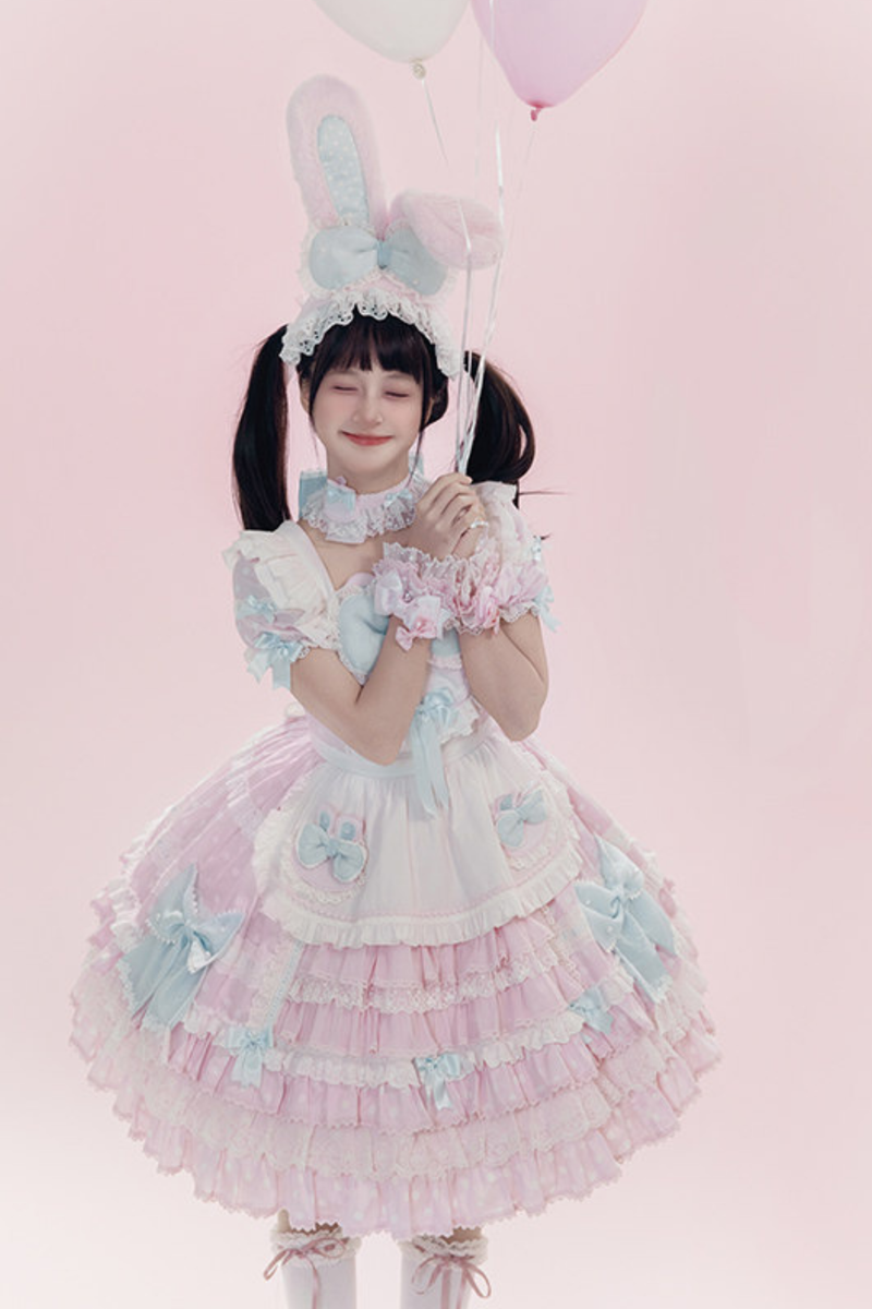 Sweet Lolita Cake Maid Dress