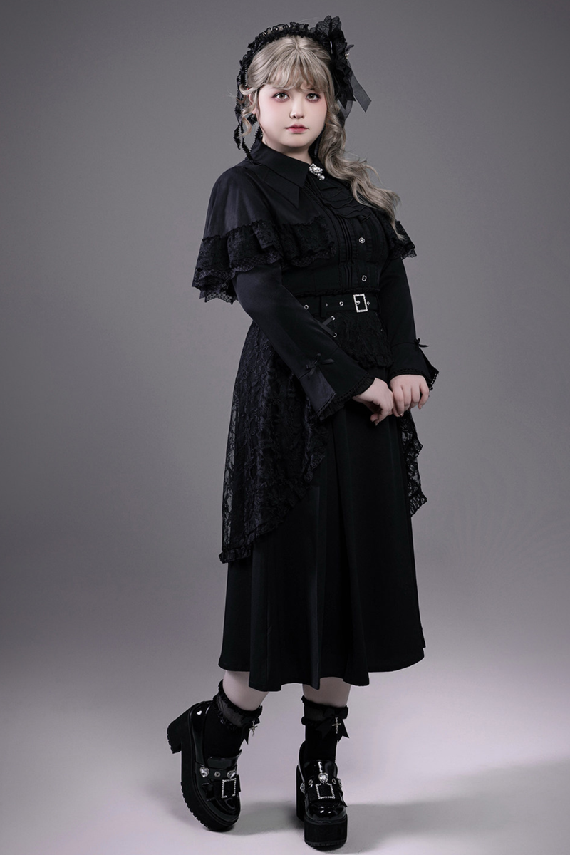 Lace Gothic Shirt + Skirt