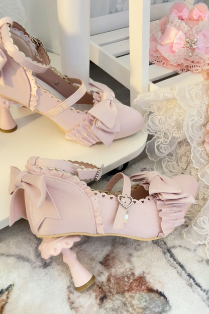 Clap Ribbon Lolita Shoes