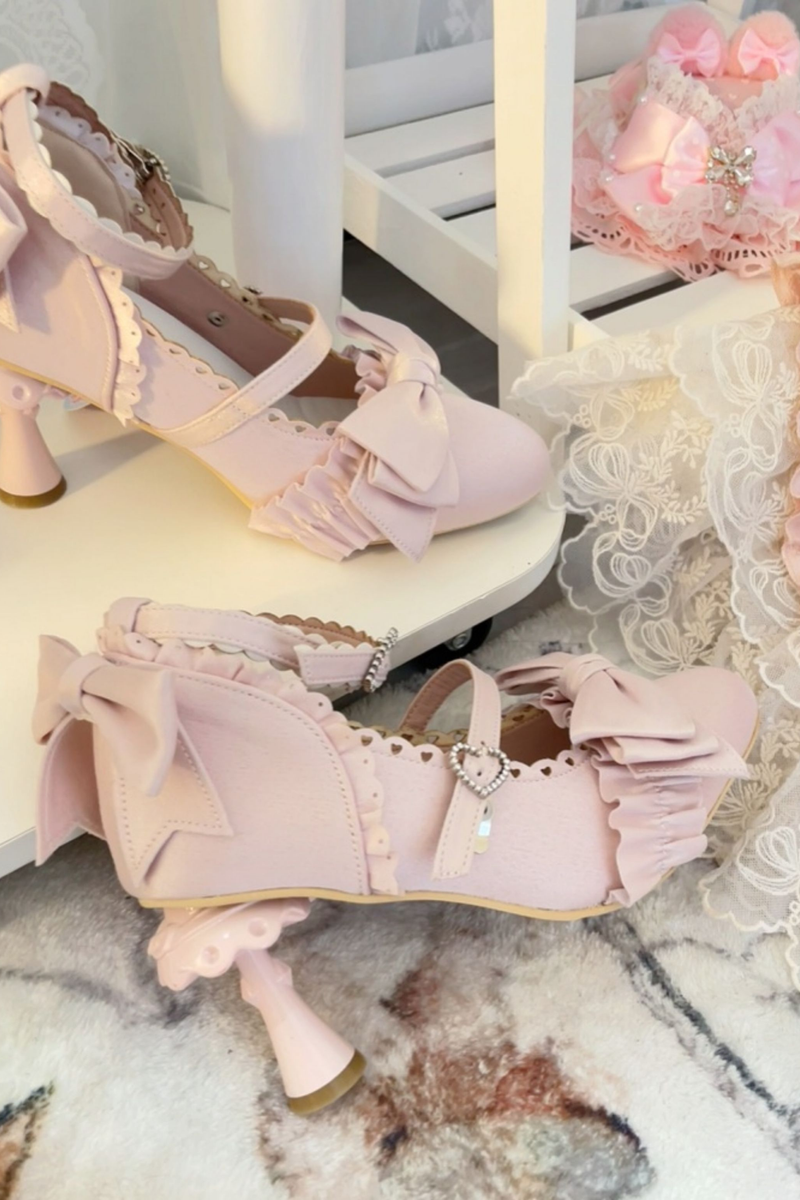 Clap Ribbon Lolita Shoes