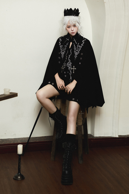 Eternal Night Gothic Cape + Tops + Pants