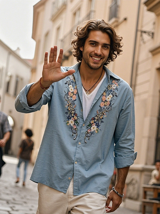 Finely Styled Shirt with a Classic Vintage Look