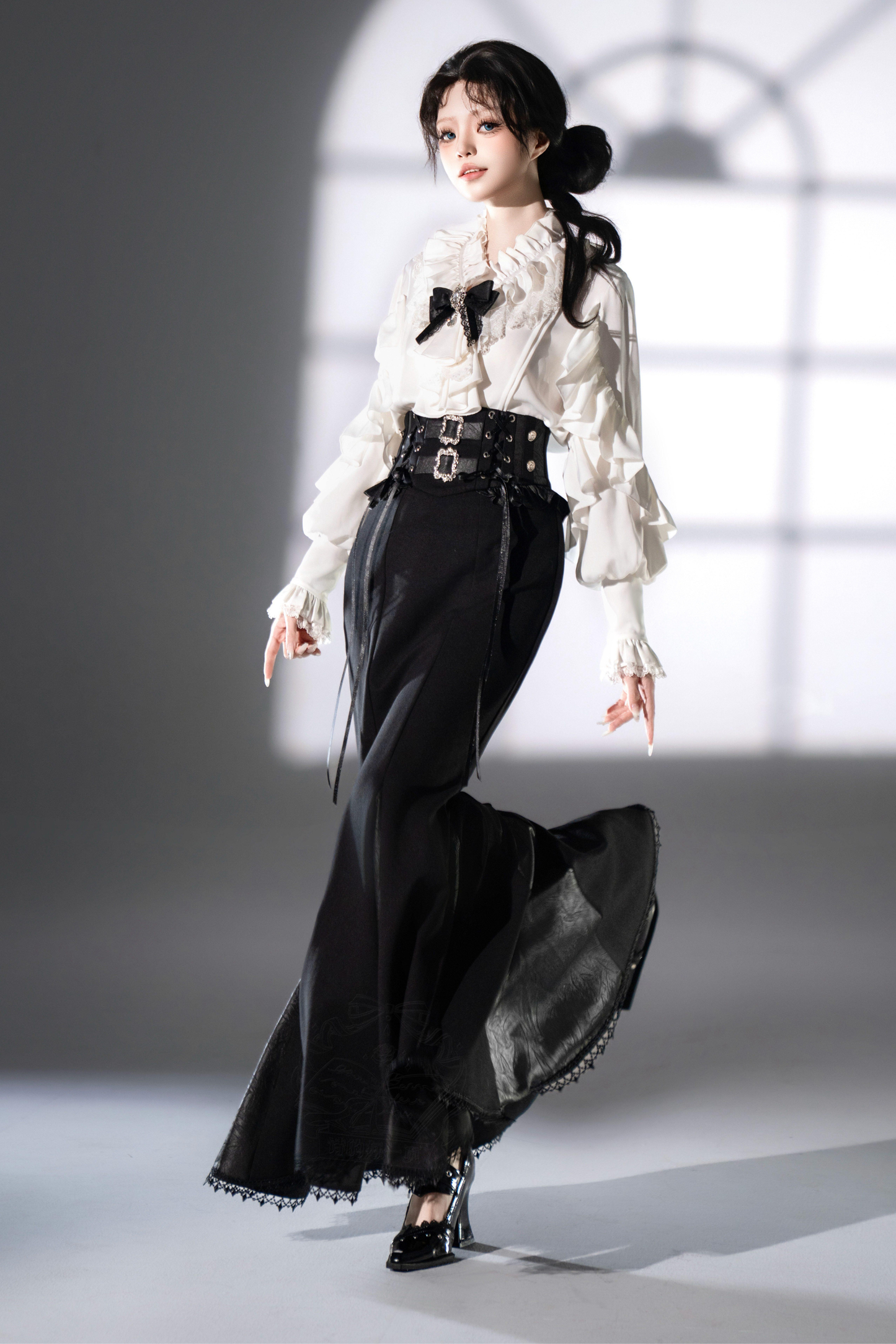 [pre-order Deadline: March 16] Classical Lolita Shirt + Asymmetrical Skirt + Fishtail Skirt + Shorts