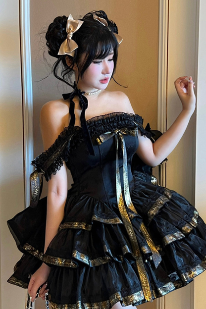Sweet Princess Lolita Dress + Big Ribbon