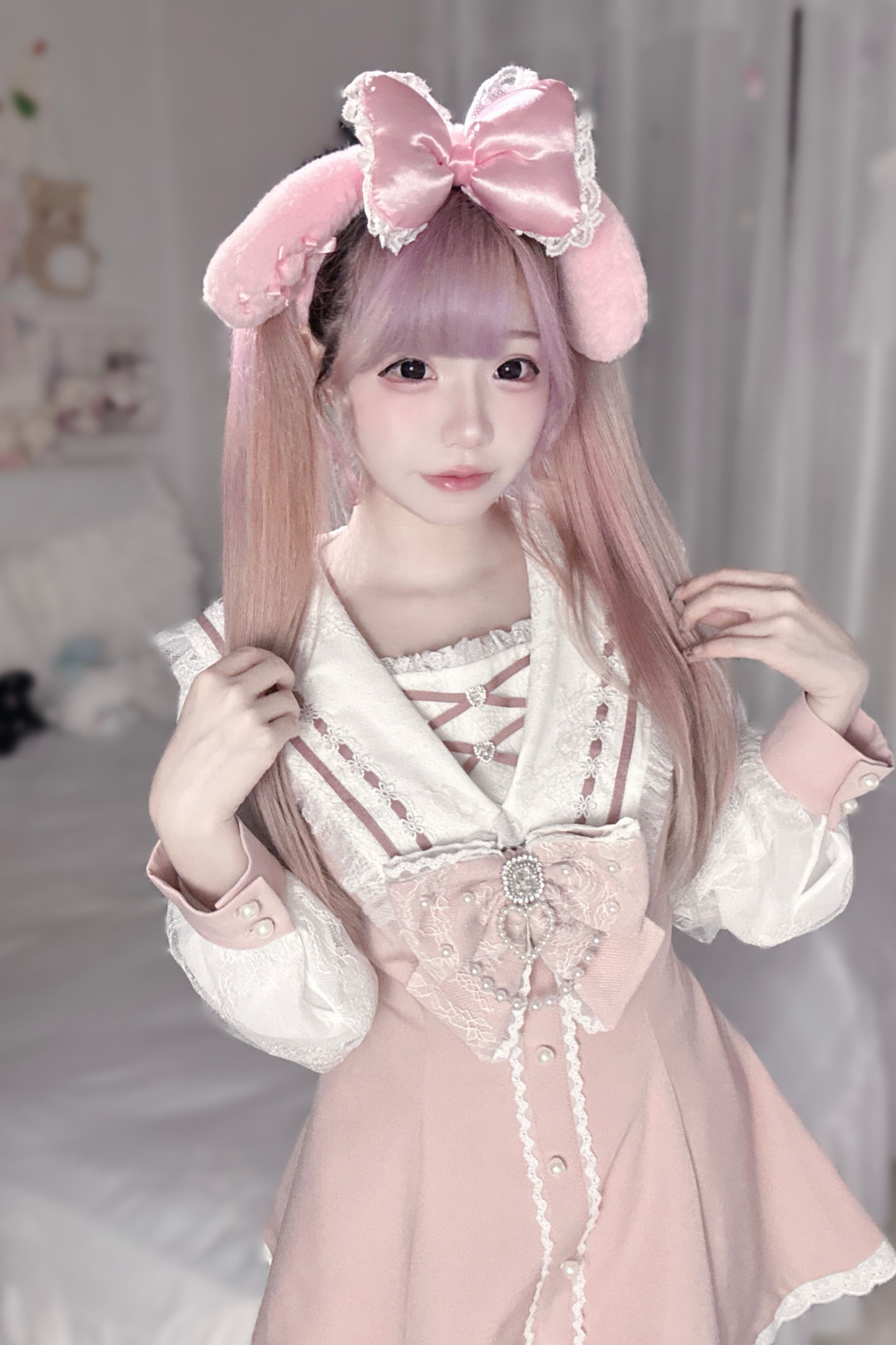 Jirai Sweetheart Peplum Top + Shorts
