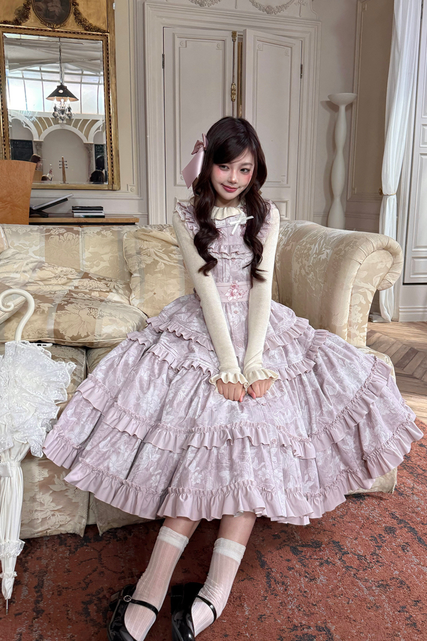 Lolita Vest Dress + Top + Belt