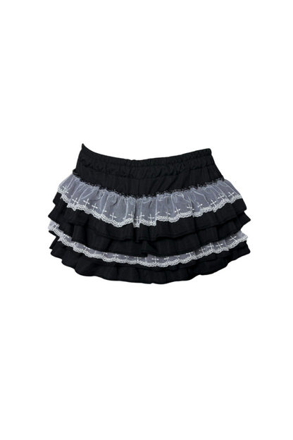 Cross Stitch Gothic Girl Top + Ruffle Pumpkin Pants