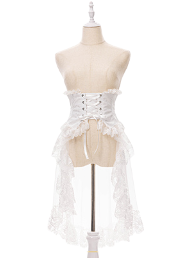 Vampire Princess Sp Dress + Corset Tulle Lace Skirt