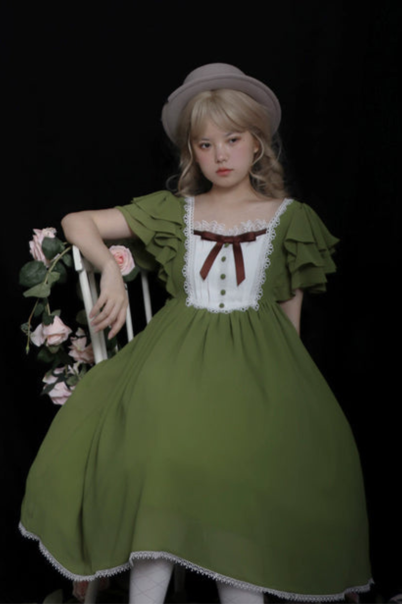 Retro Memory Flare Lolita Dress