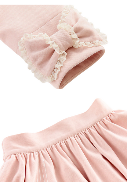 [pre-order] Retro College Lolita Dress + Sweet Ribbon Set