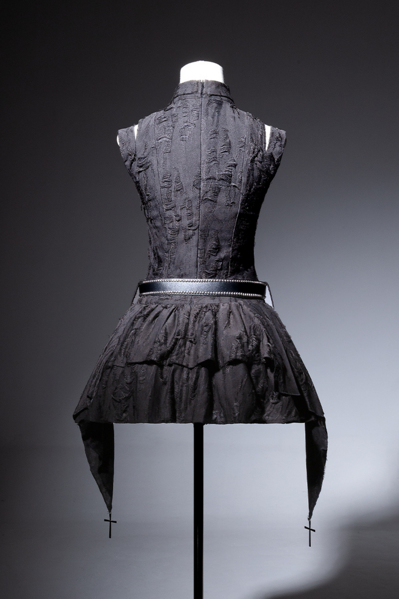 [pre-order] Dark Gothic Style Sleeveless Dress + Belt