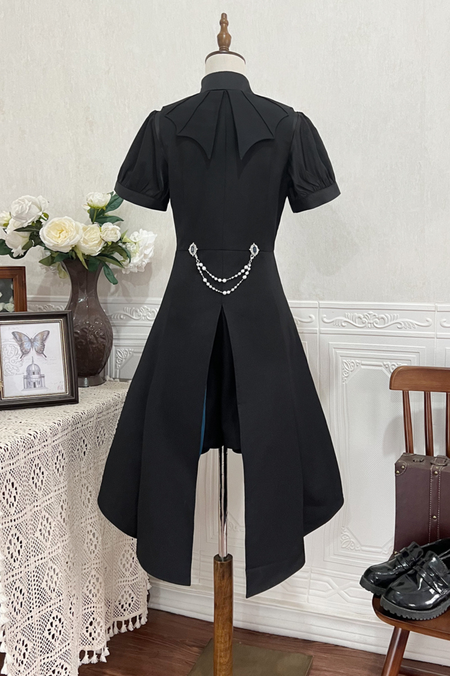 Dark Mode Asymmetric Jacket + Dress + Pants