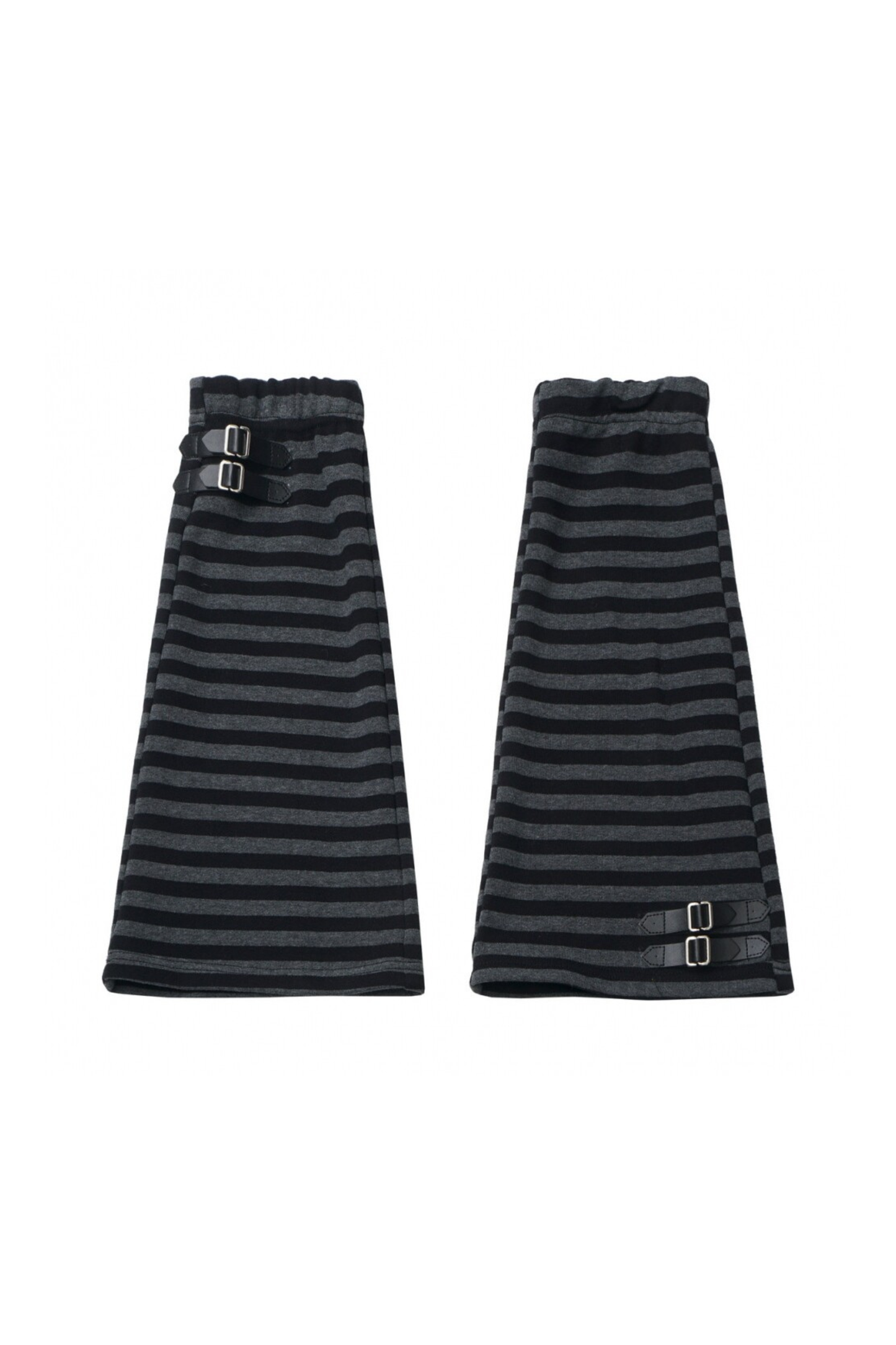 Cat Ear Jacket + Tiered Skirt + Top + Striped Leg Warmers