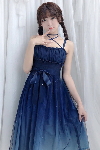 Fairy Lolita Starry Sky Dress Set