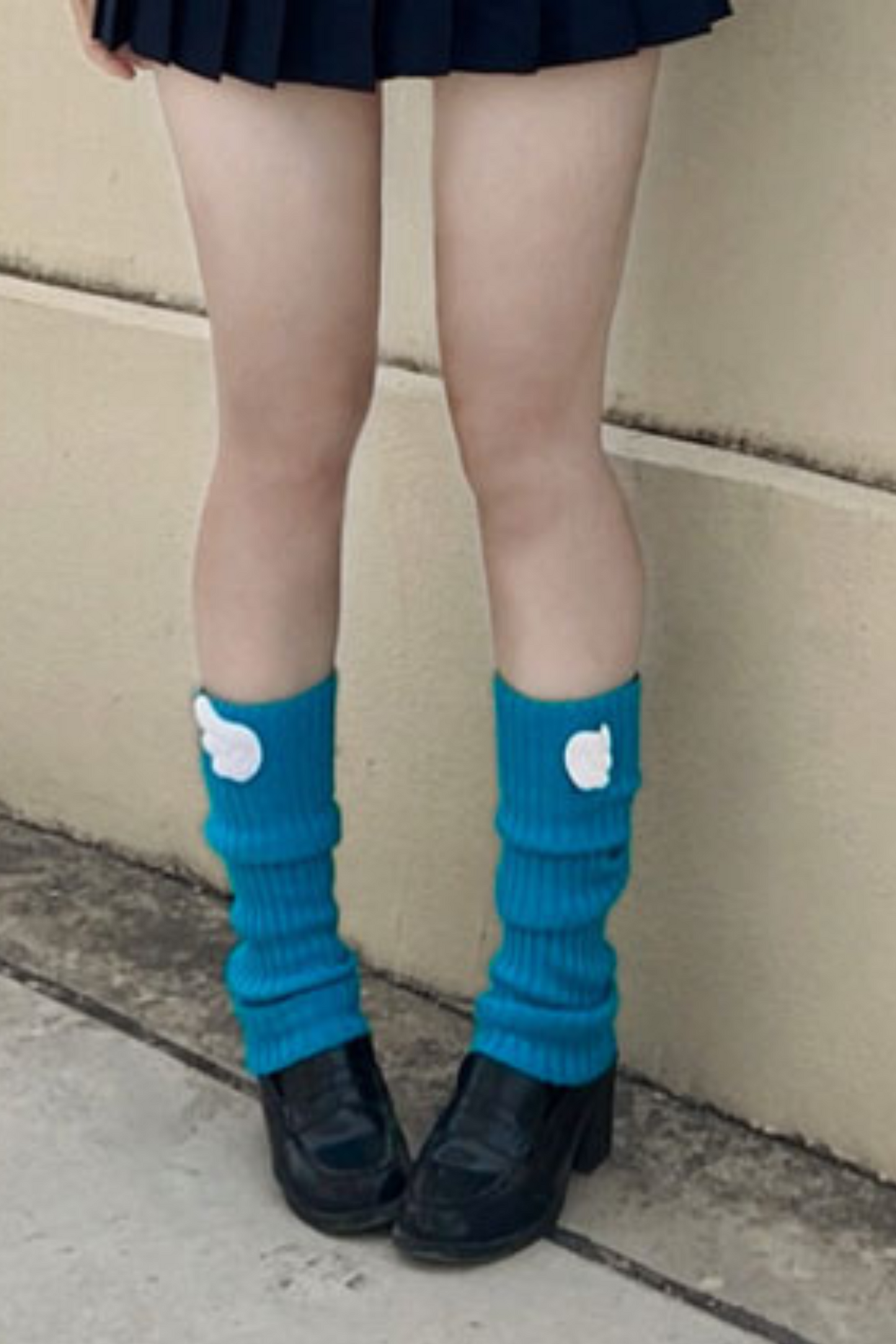 Animation Heroine Sailor Top + Pleated Skirt + Leg Covers