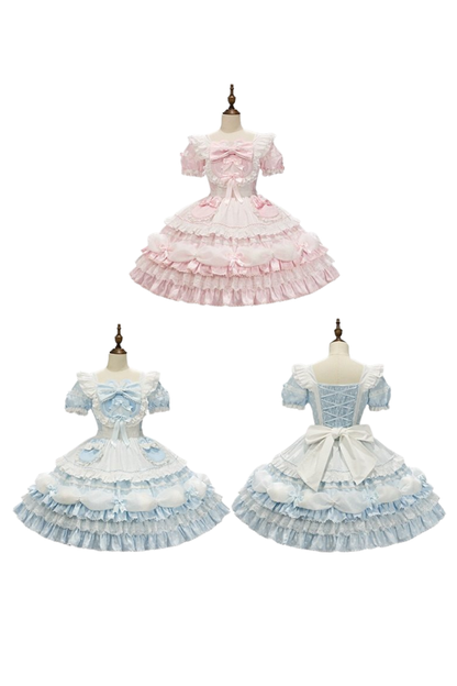 Sweet Lolita Cake Maid Dress