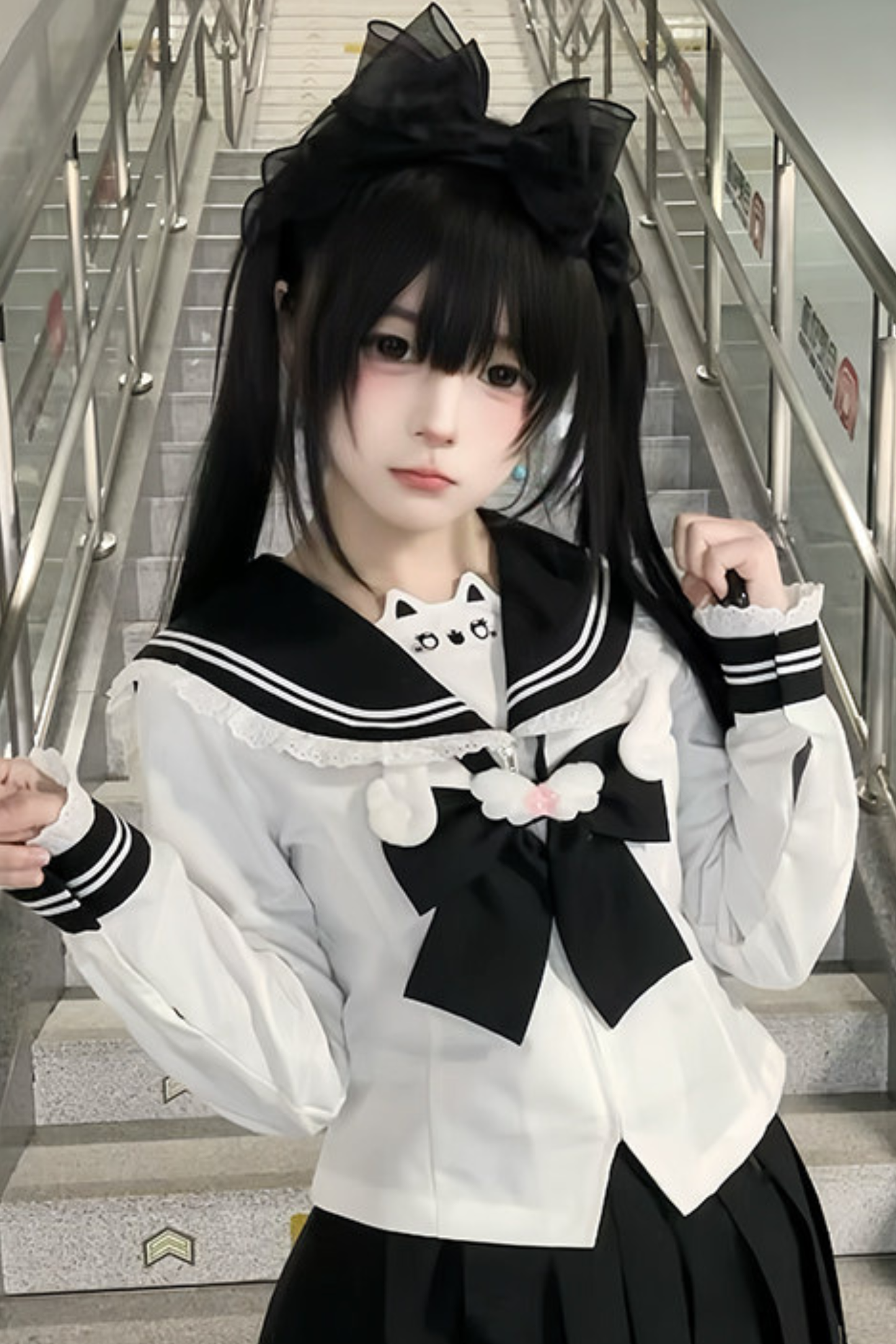 Sweet Sailor Top + Skirt + Tie