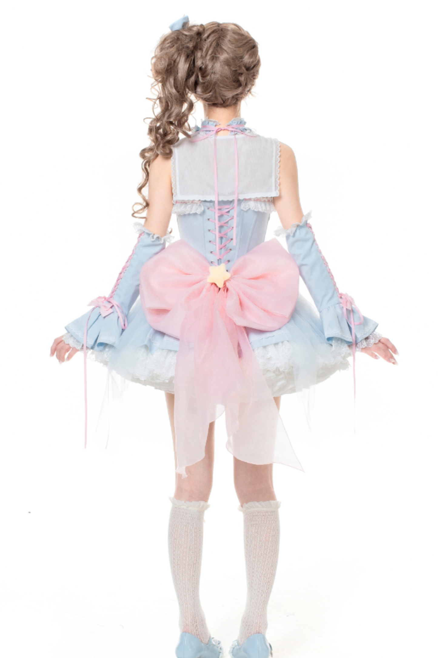 Magic Fairy Sparkling Water Lolita Top + Skirt + Hair Clip + Tail + Magic Stitching