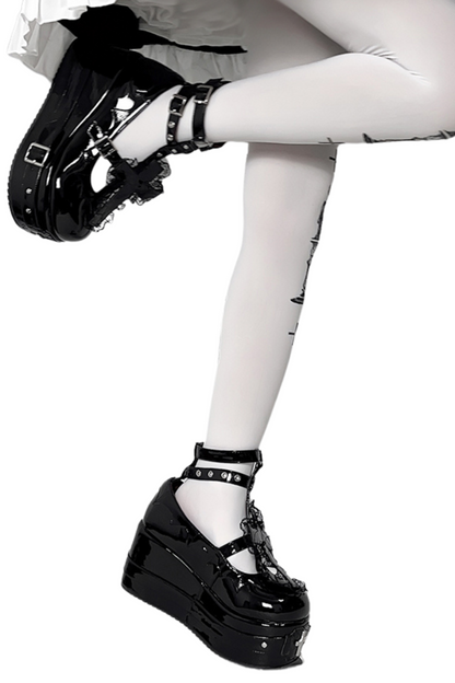 Gothic Cross Lolita Shoes
