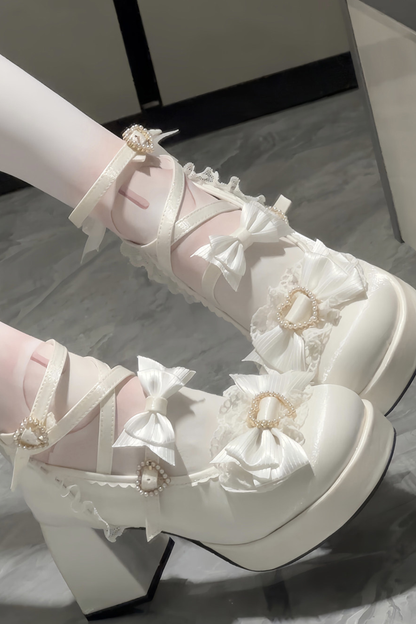 Ribbon Lolita Heels