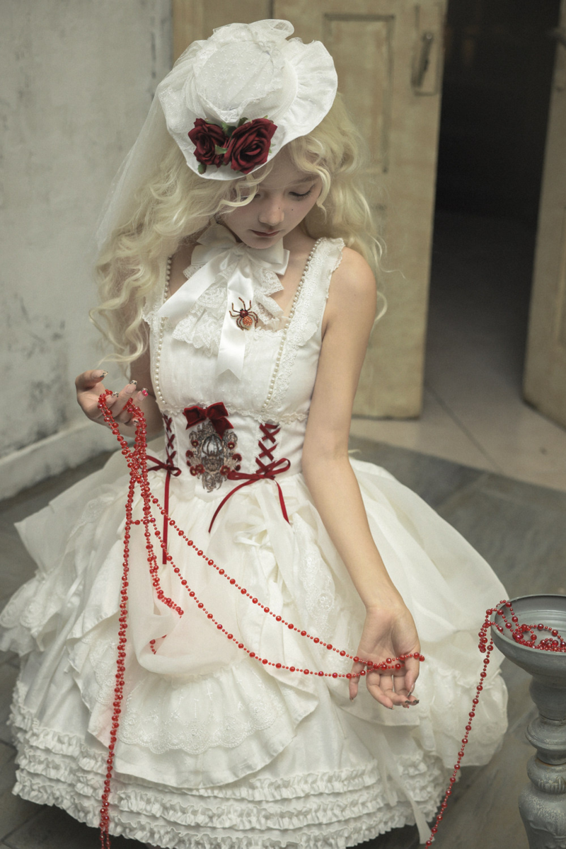 Moon River Gothic Skirt + Cape + Top + Bow
