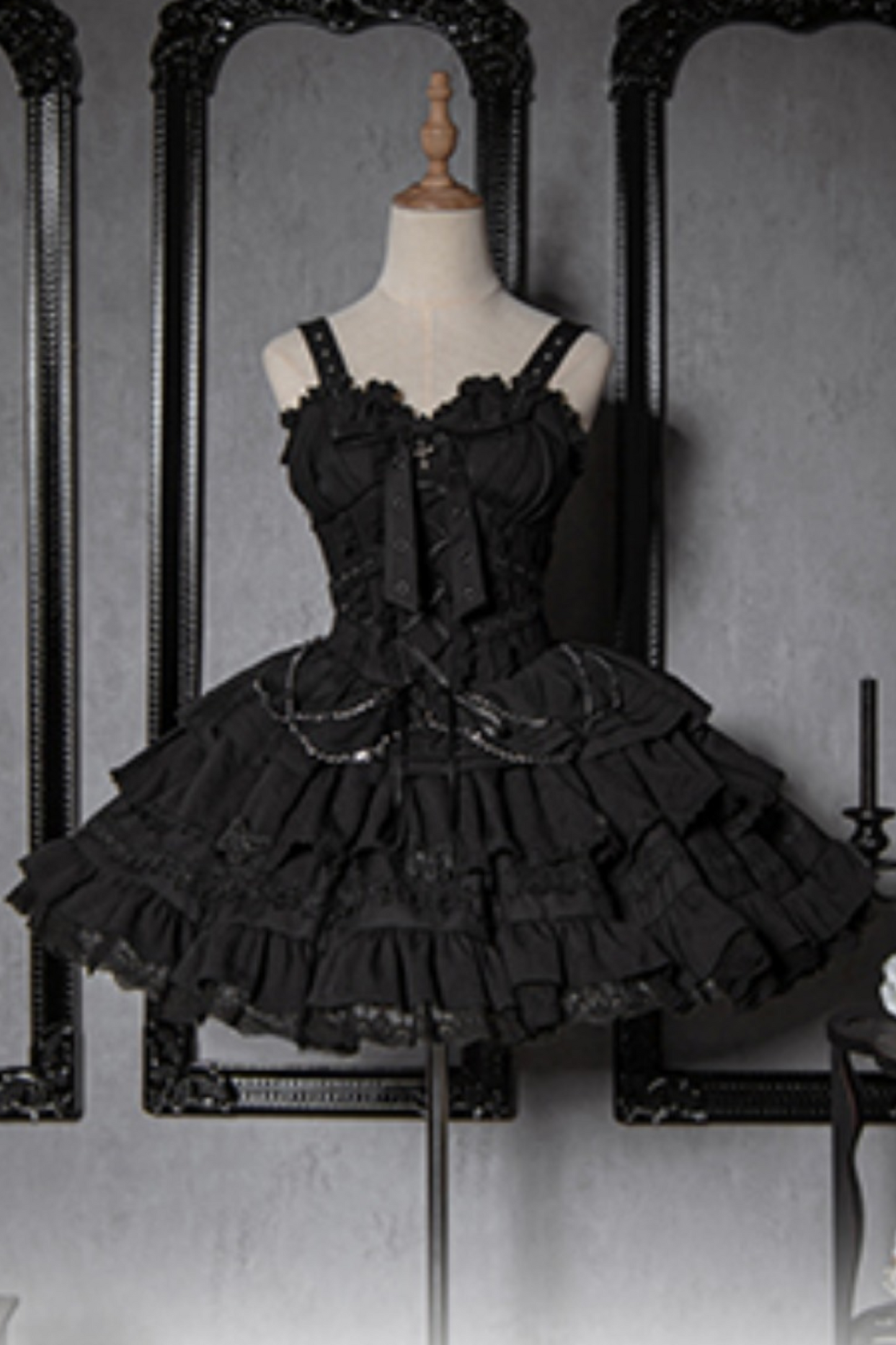 Contrast Cross Jsk Gothic Lolita Dress