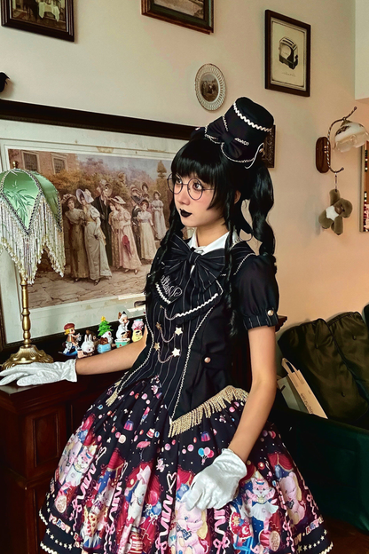 Circus Suspender Lolita Dress + Skirt