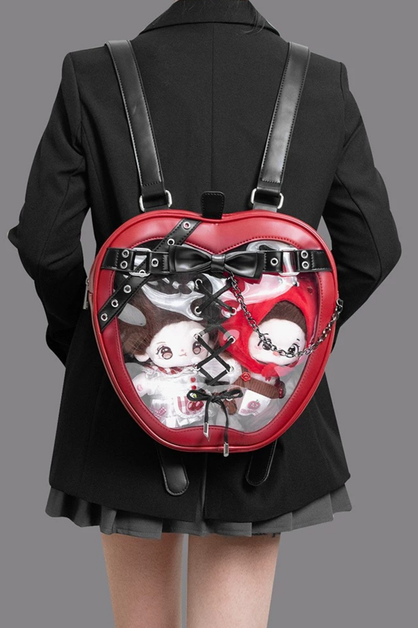 Dark Style Belt Chain Apple Bag