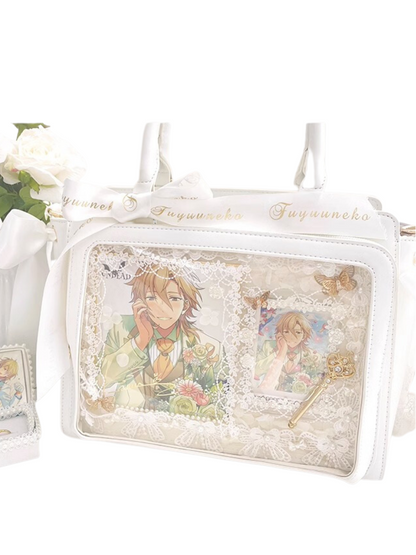 Logo Ribbon Tote Bag