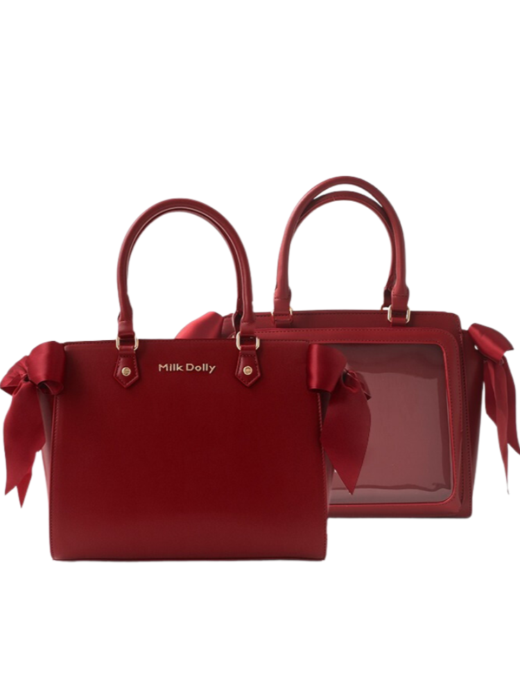 Logo Ribbon Tote Bag