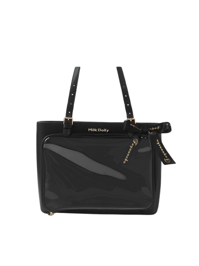Messenger Shoulder Ribbon Big Tote Bag