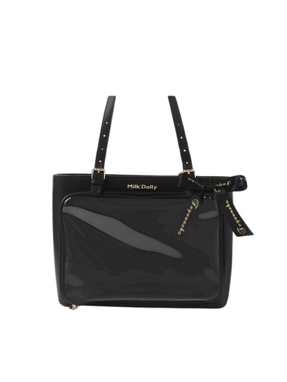 Messenger Shoulder Ribbon Big Tote Bag