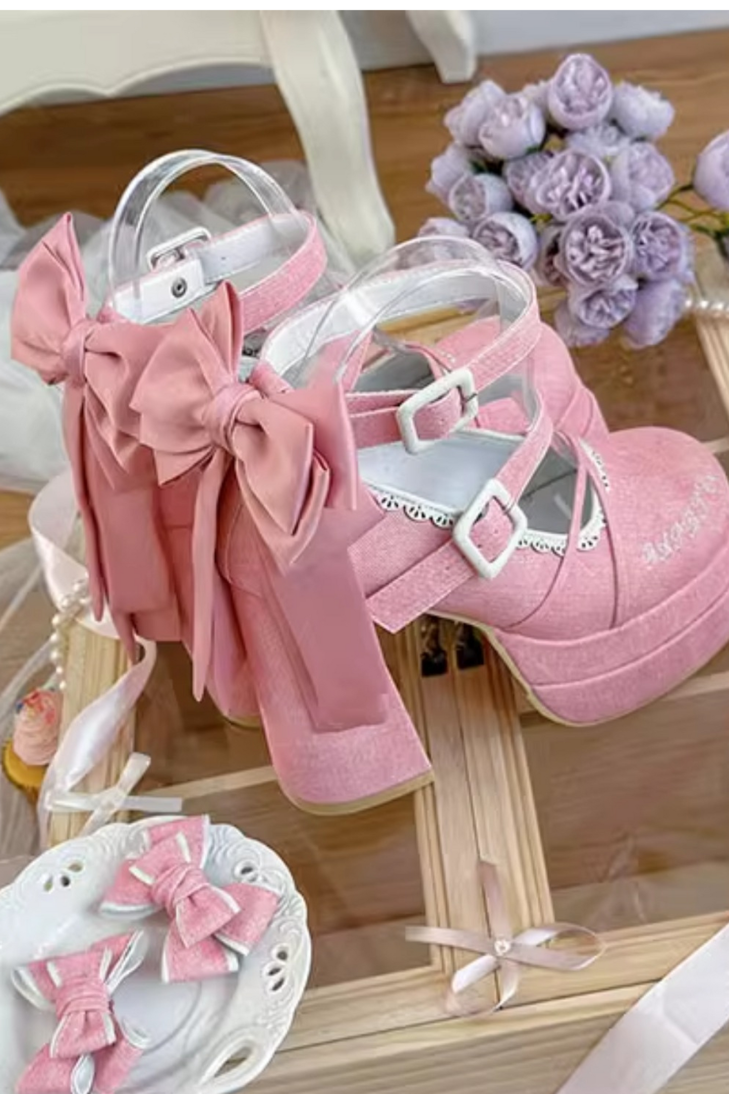 Merry Sweet Ribbon Shoes
