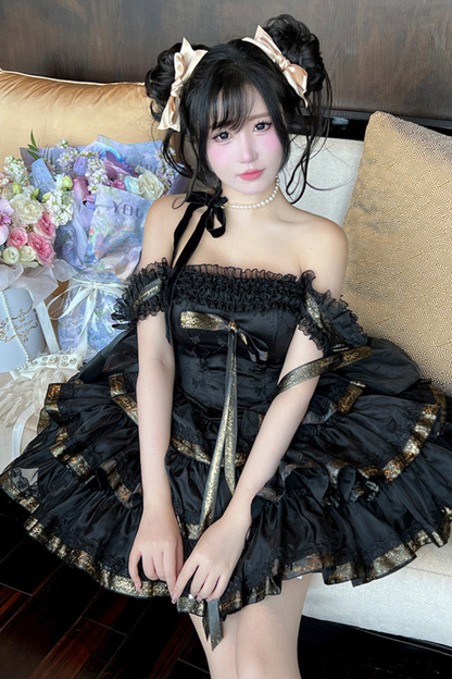 Sweet Princess Lolita Dress + Big Ribbon