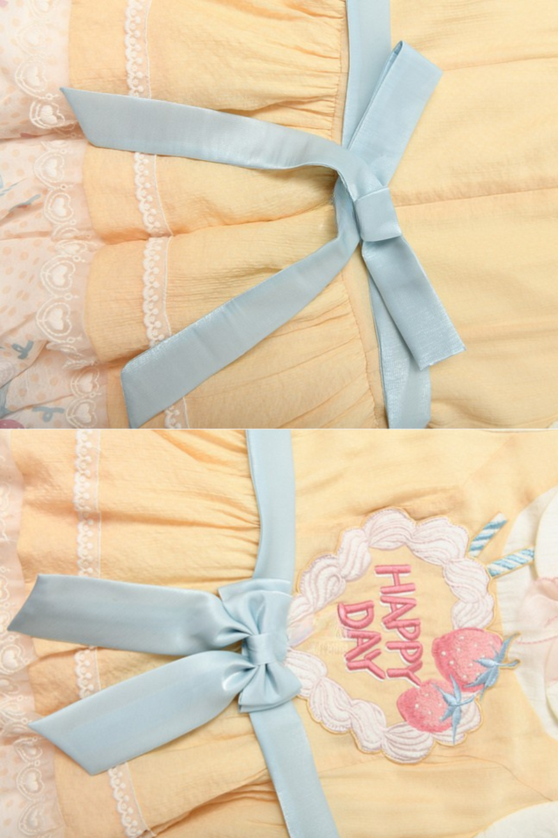 [pre-order] Daily Ribbon Tiered Doll Light Lolita Dress