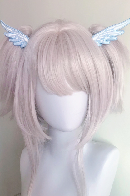 Aqua Angel Line Top + Skirt + Shirt Collar + Sleeve + Hat + Clips