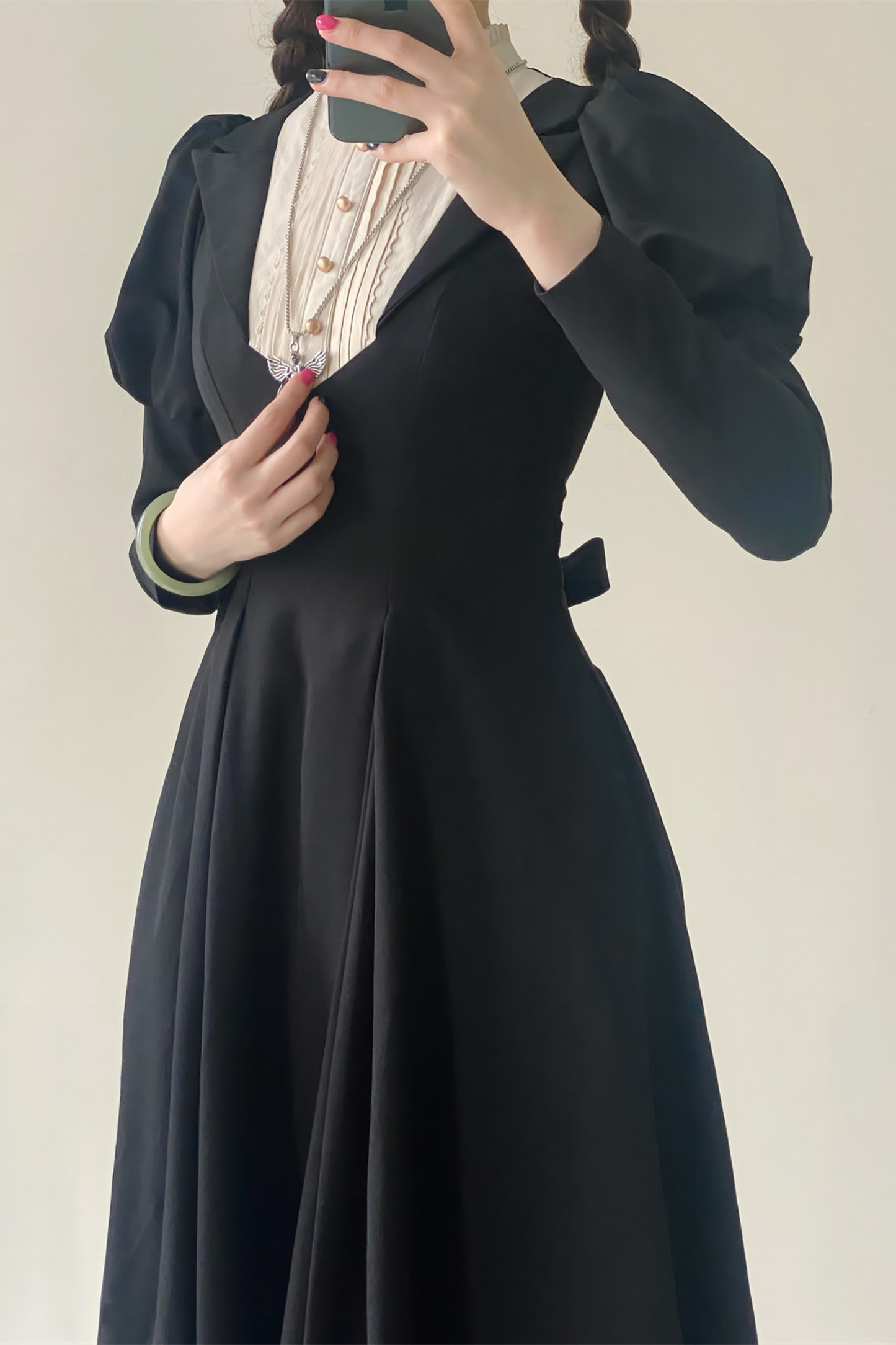Gothic Flared Long Lolita Dress